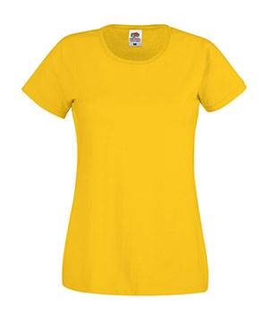 T-SHIRT ORIGINAL DONNA - FRUIT OF THE LOOM girasole T-SHIRT ORIGINAL DONNA - FRUIT OF THE LOOM girasole